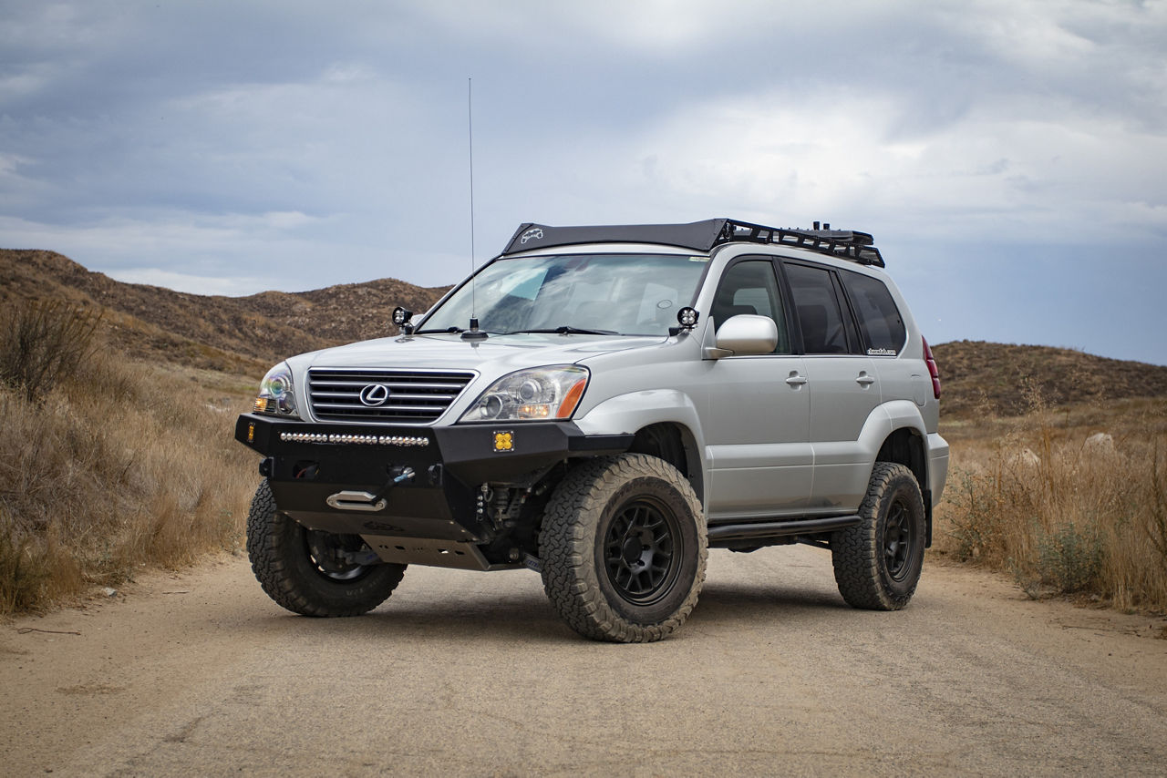 2002 Lexus GX470 - KMC BULLY OL - Black | KMC Wheels